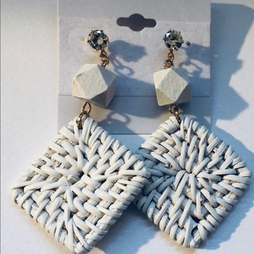 Raven Rattan Earrings